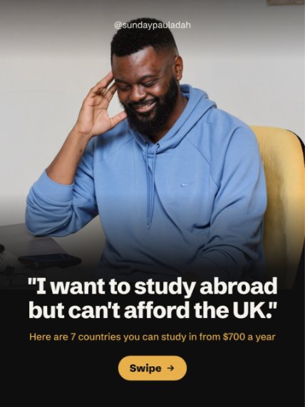 Instagram post: Cheaper than the UK